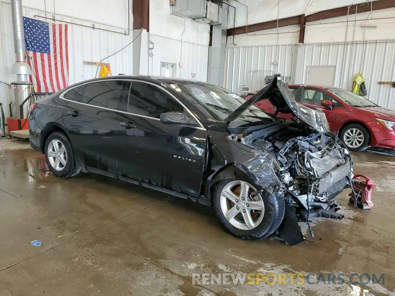 4 Photograph of a damaged car 1G1ZD5STXNF194002 CHEVROLET MALIBU 2022
