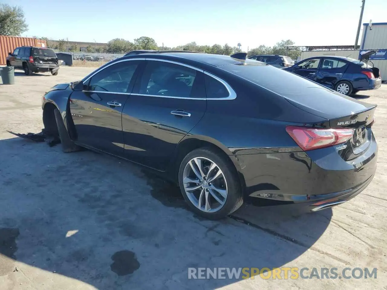 2 Photograph of a damaged car 1G1ZE5SX1NF205677 CHEVROLET MALIBU 2022