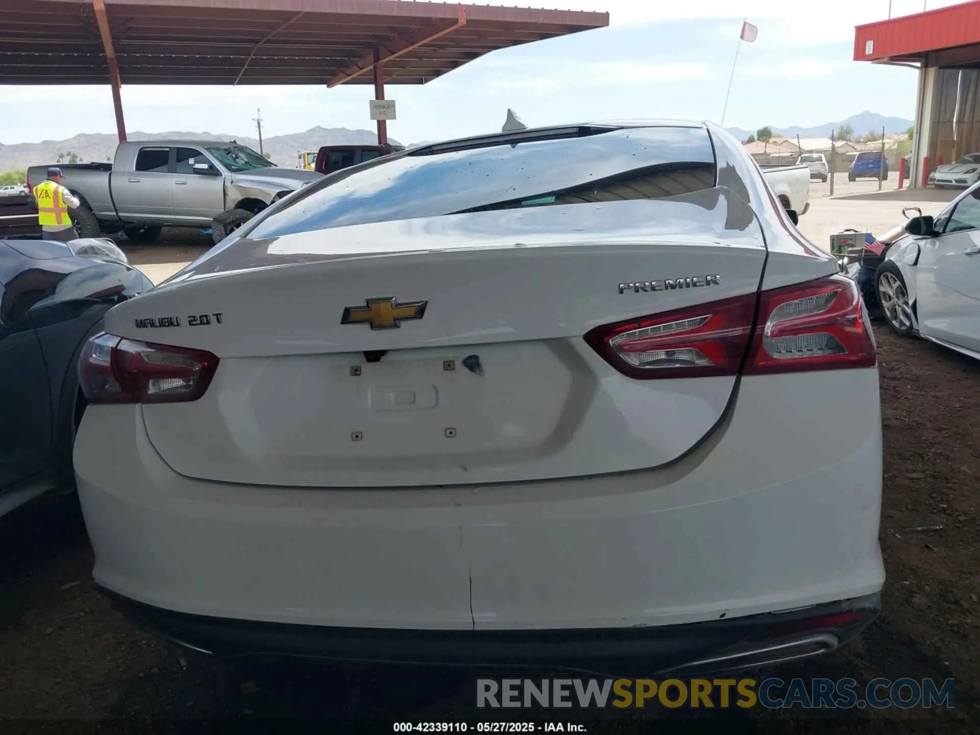 16 Photograph of a damaged car 1G1ZE5SX3NF117097 CHEVROLET MALIBU 2022