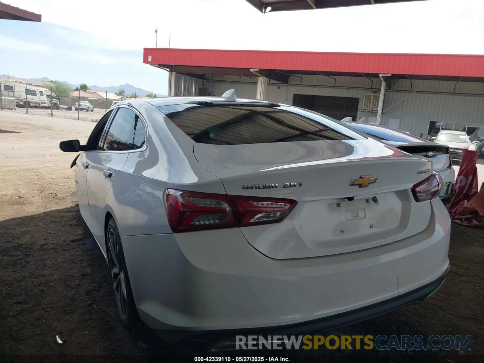 3 Photograph of a damaged car 1G1ZE5SX3NF117097 CHEVROLET MALIBU 2022