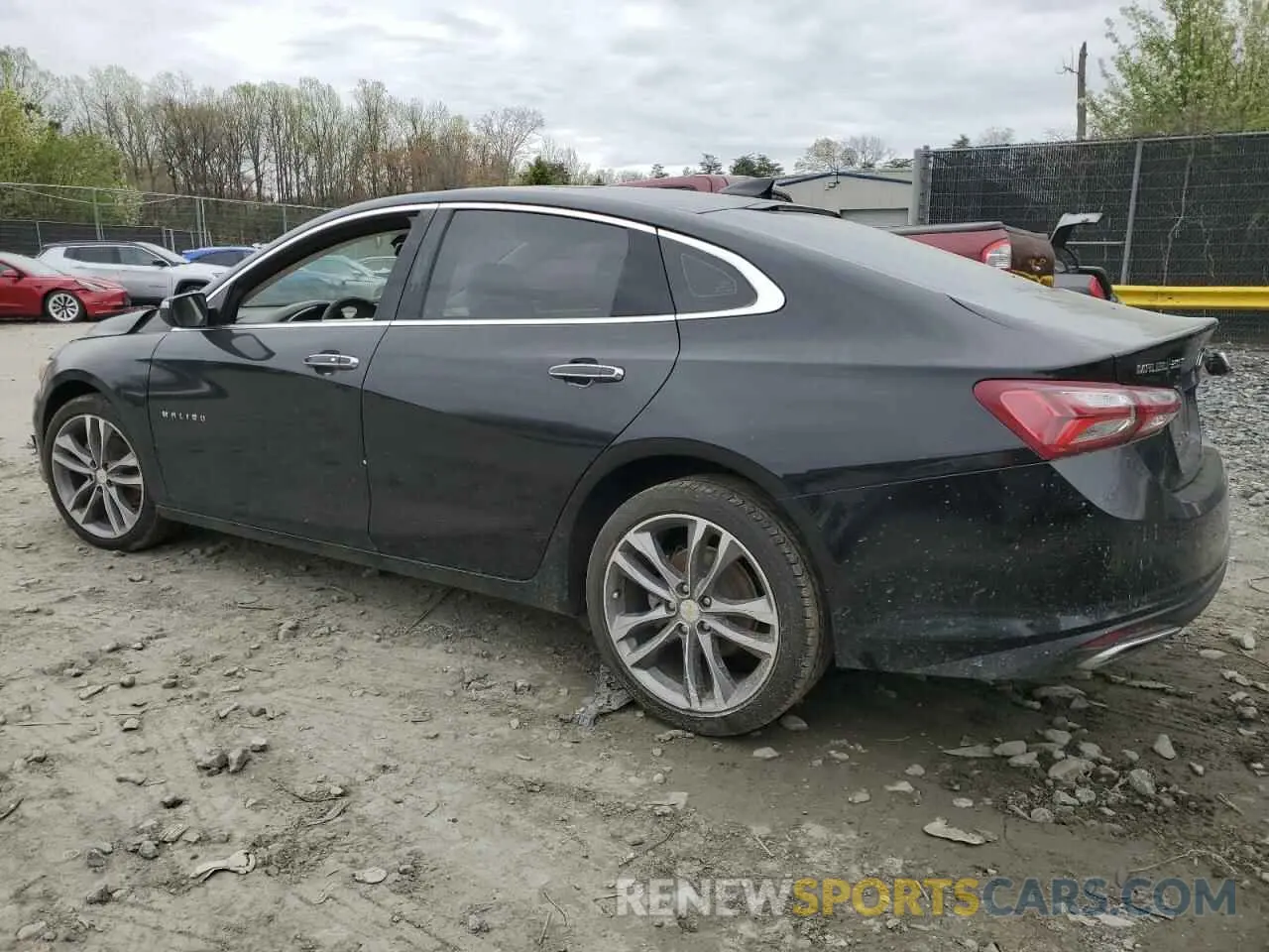 2 Photograph of a damaged car 1G1ZE5SX4NF194254 CHEVROLET MALIBU 2022