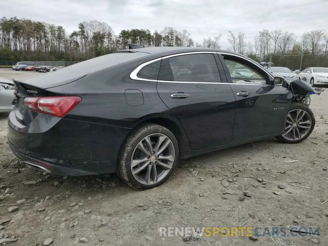 3 Photograph of a damaged car 1G1ZE5SX4NF194254 CHEVROLET MALIBU 2022