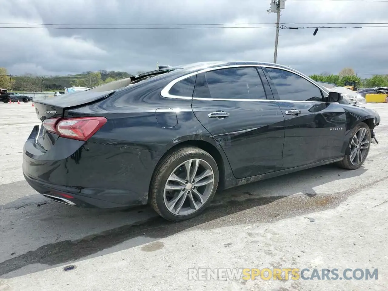 3 Photograph of a damaged car 1G1ZE5SX5NF150702 CHEVROLET MALIBU 2022