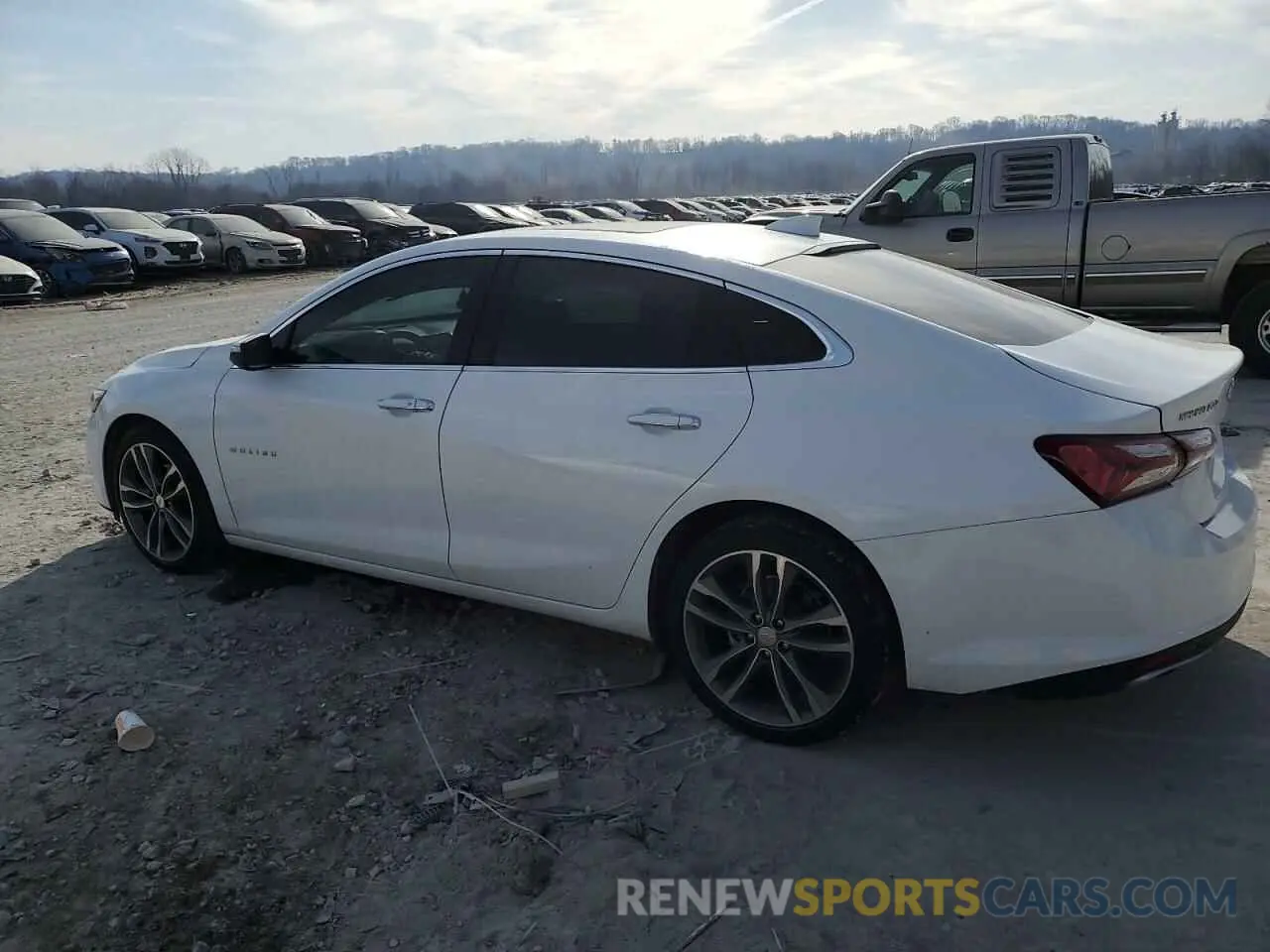 2 Photograph of a damaged car 1G1ZE5SX5NF151266 CHEVROLET MALIBU 2022