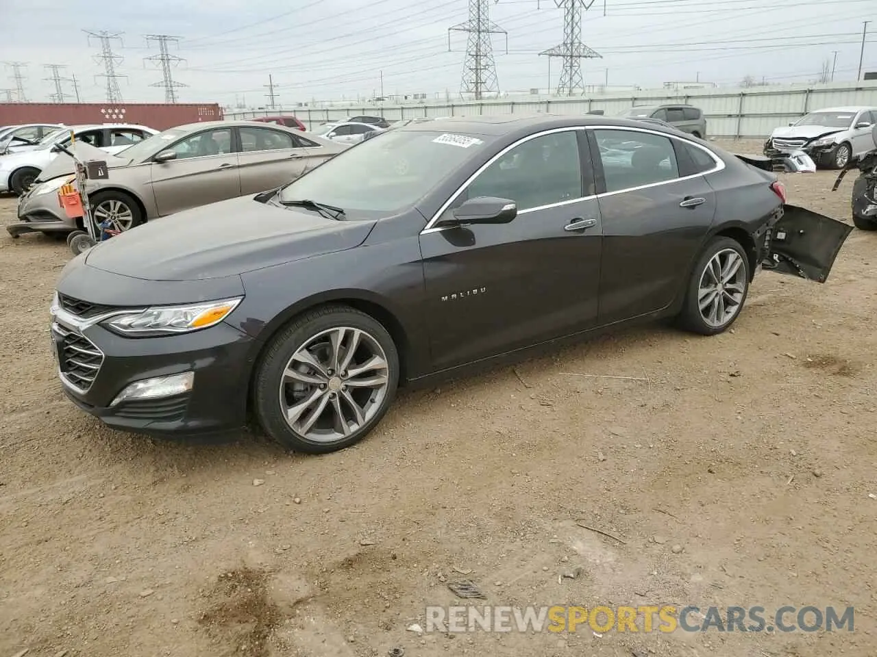 1 Photograph of a damaged car 1G1ZE5SXXNF194209 CHEVROLET MALIBU 2022