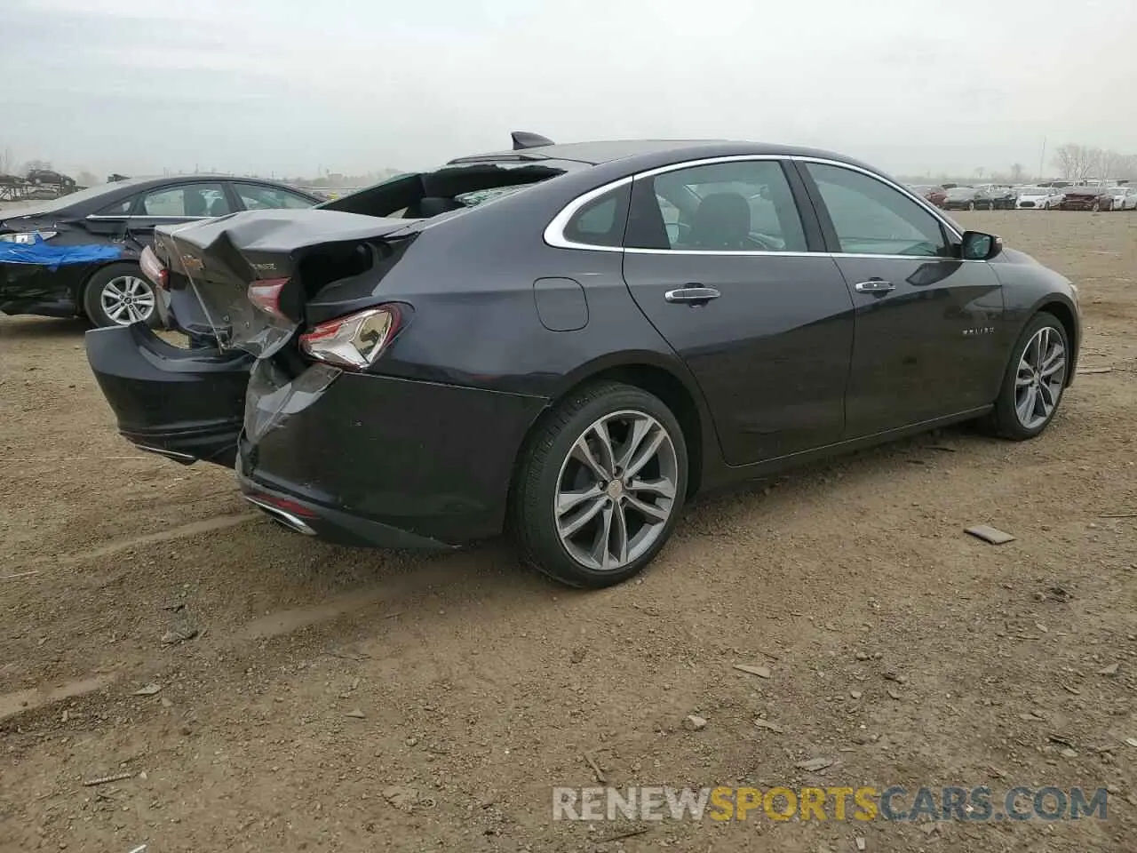 3 Photograph of a damaged car 1G1ZE5SXXNF194209 CHEVROLET MALIBU 2022