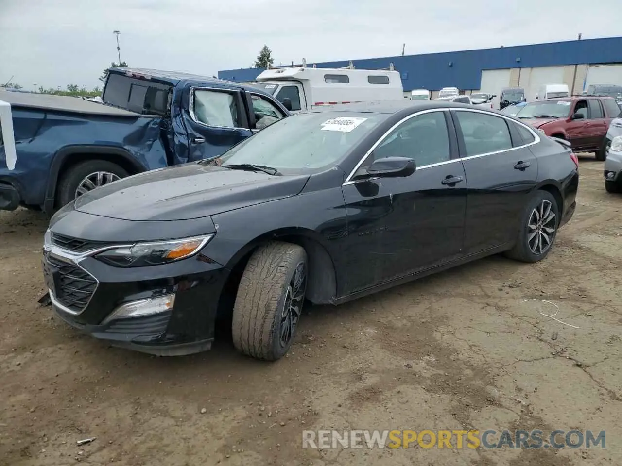 1 Photograph of a damaged car 1G1ZG5ST0NF105206 CHEVROLET MALIBU 2022