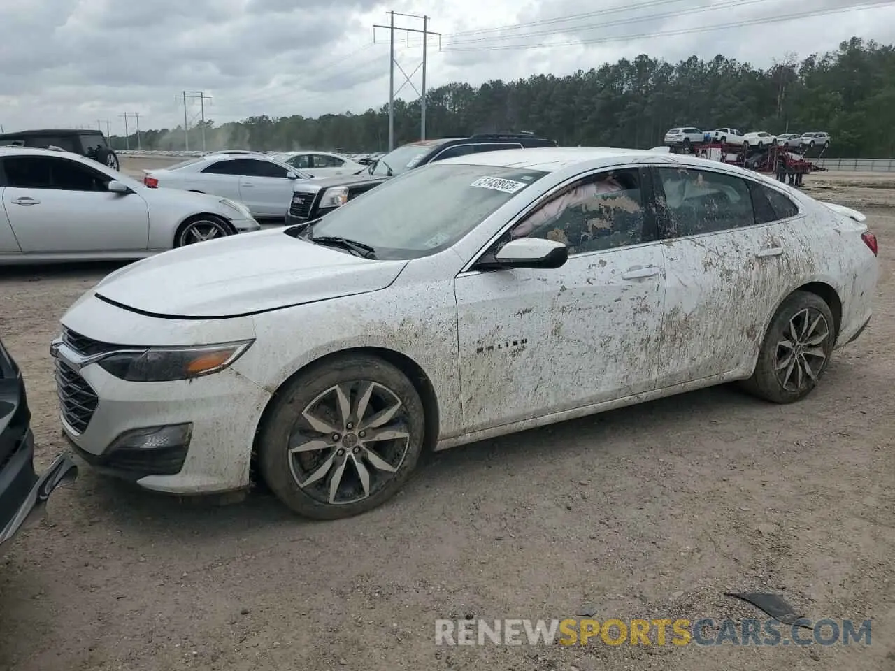 1 Photograph of a damaged car 1G1ZG5ST0NF203121 CHEVROLET MALIBU 2022