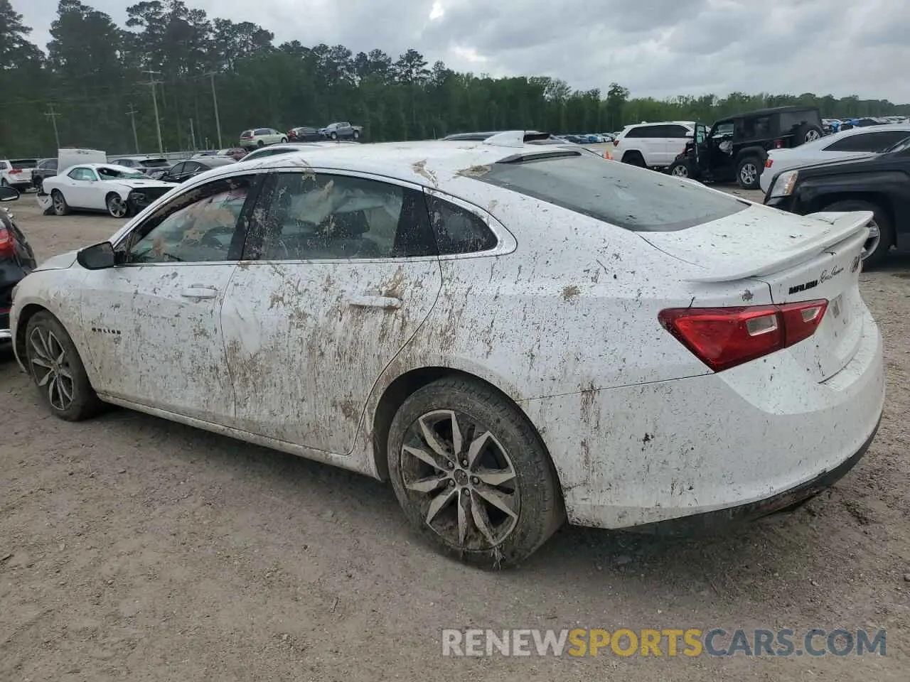 2 Photograph of a damaged car 1G1ZG5ST0NF203121 CHEVROLET MALIBU 2022