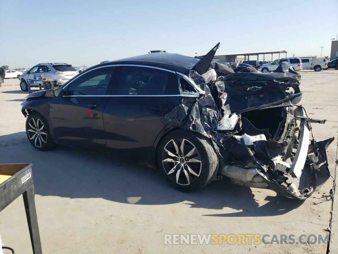 2 Photograph of a damaged car 1G1ZG5ST3NF144307 CHEVROLET MALIBU 2022