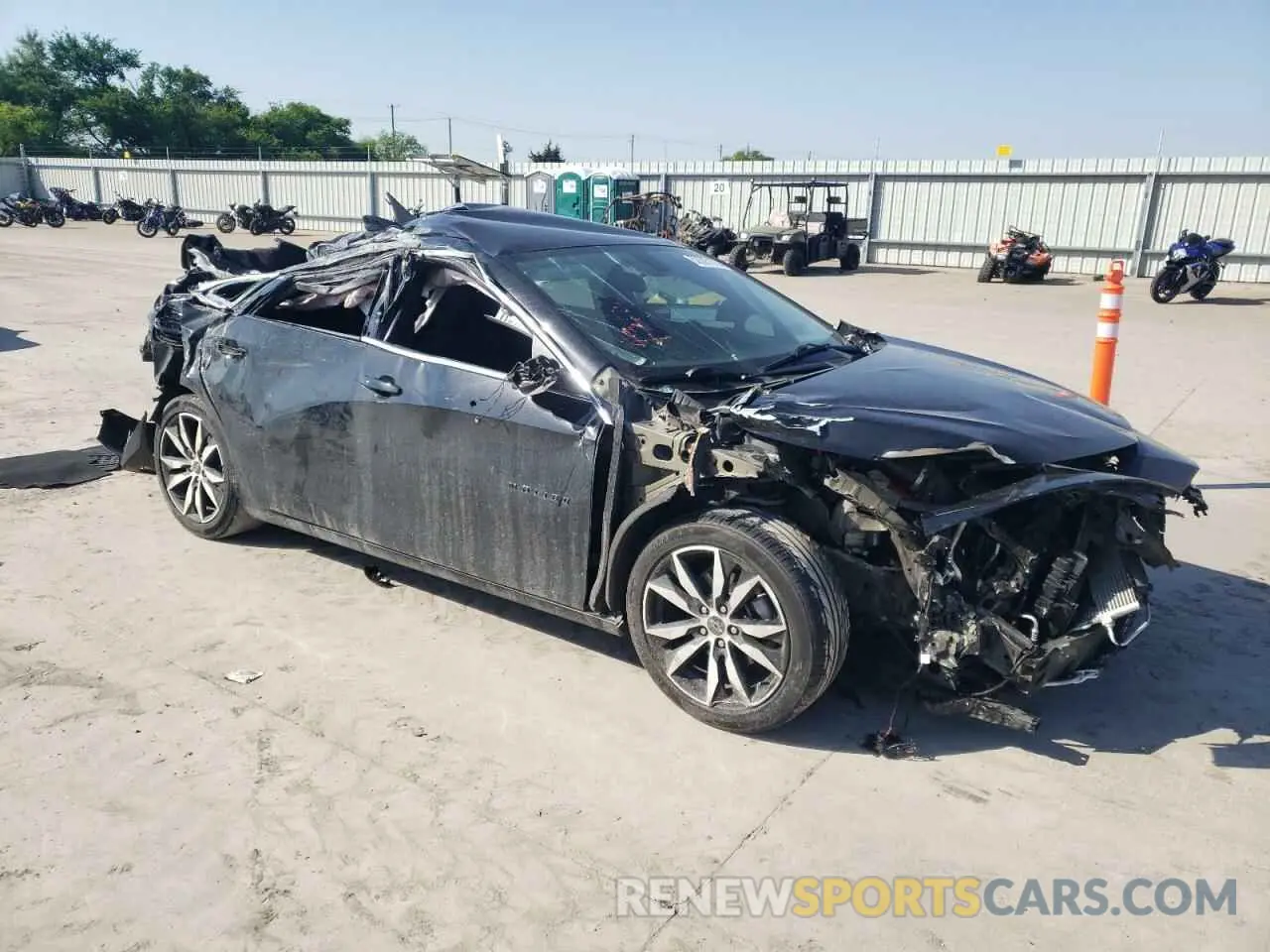 4 Photograph of a damaged car 1G1ZG5ST3NF144307 CHEVROLET MALIBU 2022