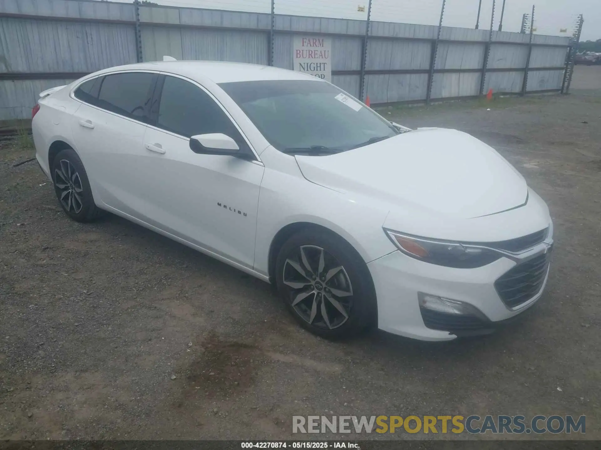 1 Photograph of a damaged car 1G1ZG5ST4NF104012 CHEVROLET MALIBU 2022