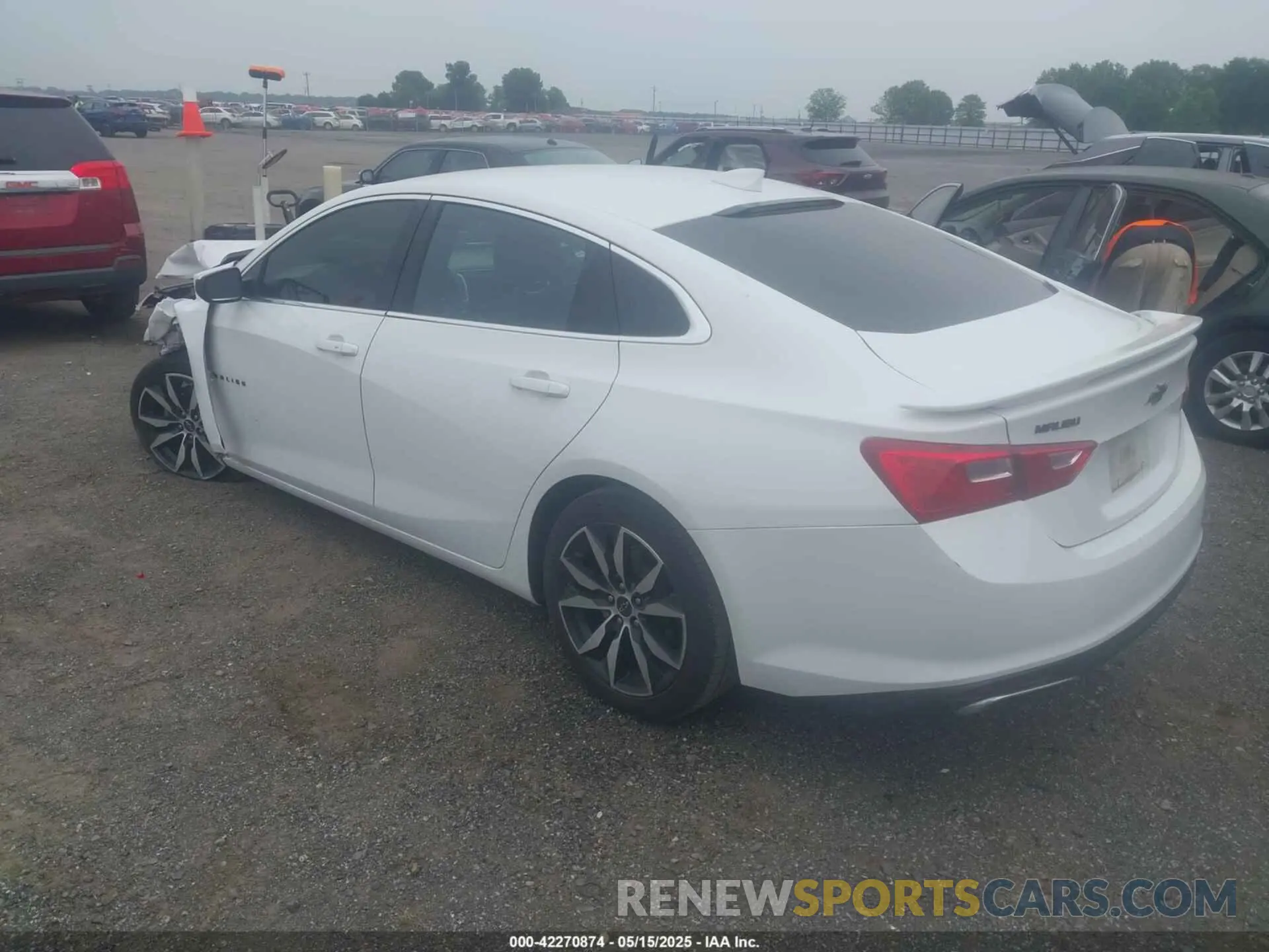 3 Photograph of a damaged car 1G1ZG5ST4NF104012 CHEVROLET MALIBU 2022