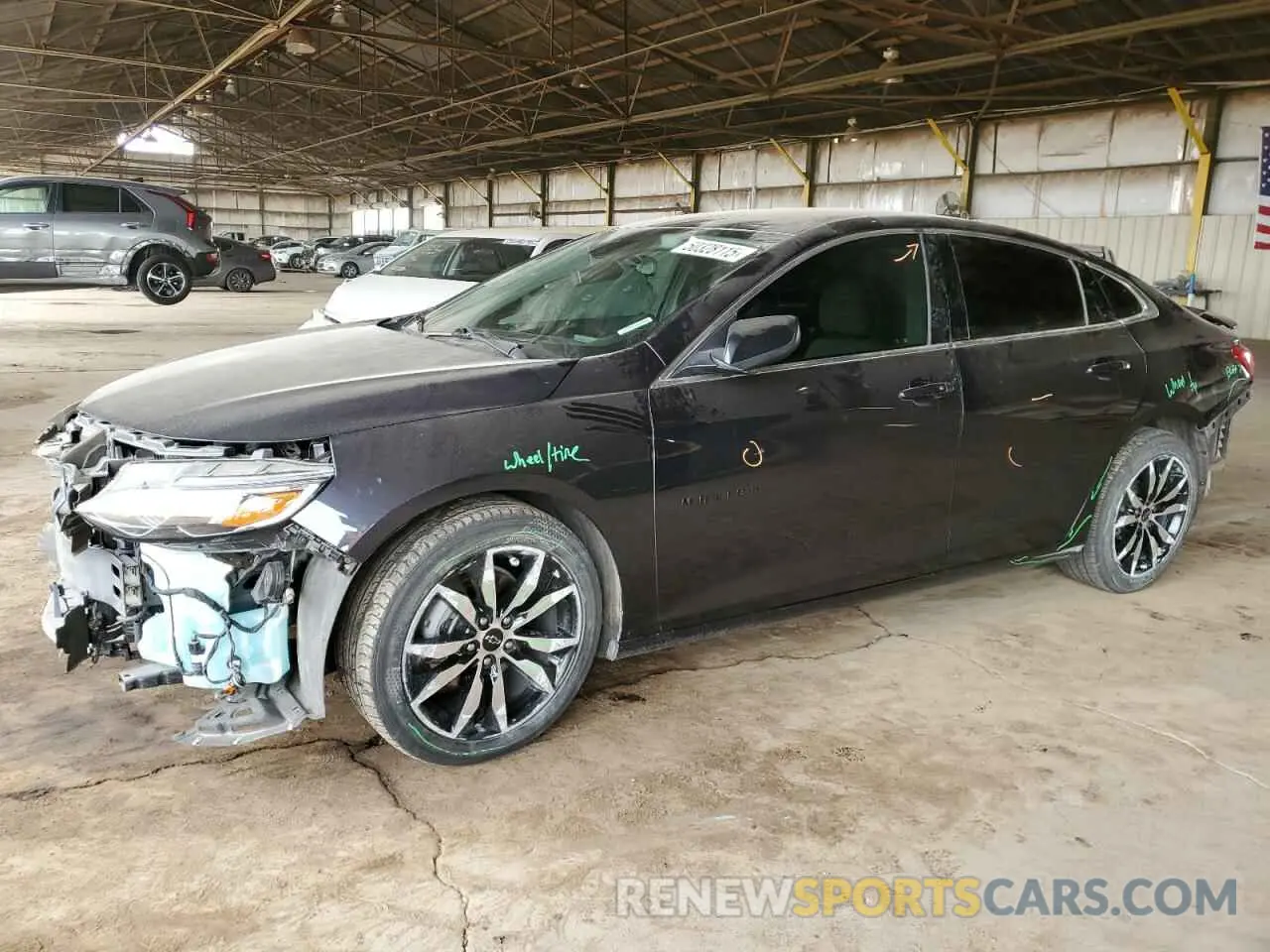 1 Photograph of a damaged car 1G1ZG5ST4NF199283 CHEVROLET MALIBU 2022