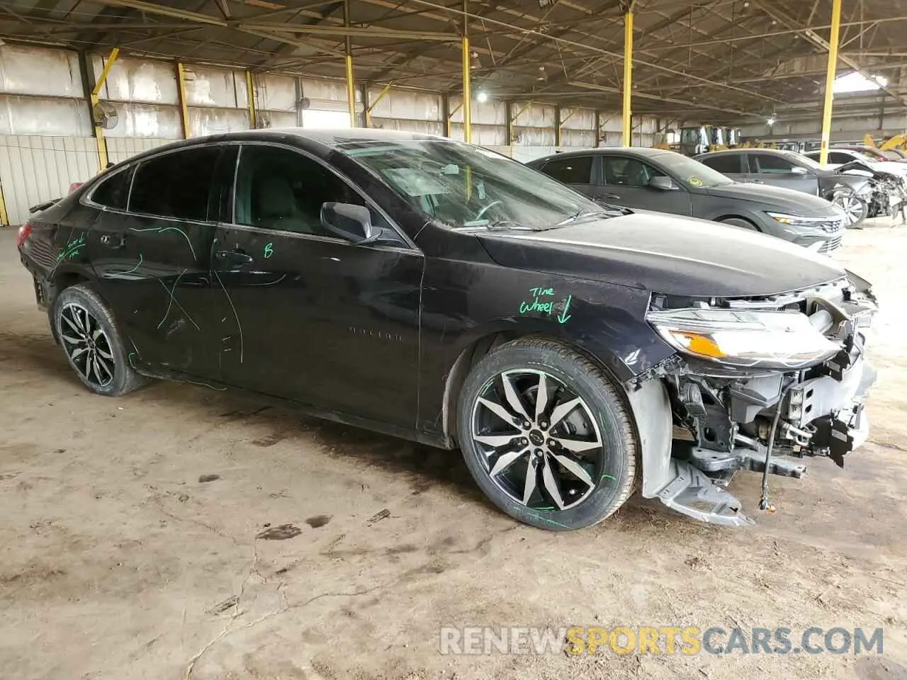 4 Photograph of a damaged car 1G1ZG5ST4NF199283 CHEVROLET MALIBU 2022