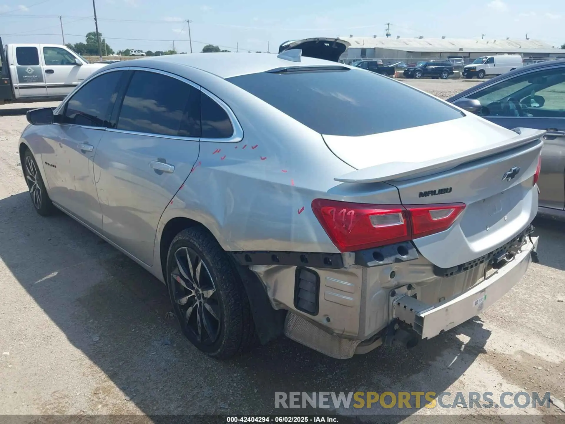 3 Photograph of a damaged car 1G1ZG5ST5NF111521 CHEVROLET MALIBU 2022