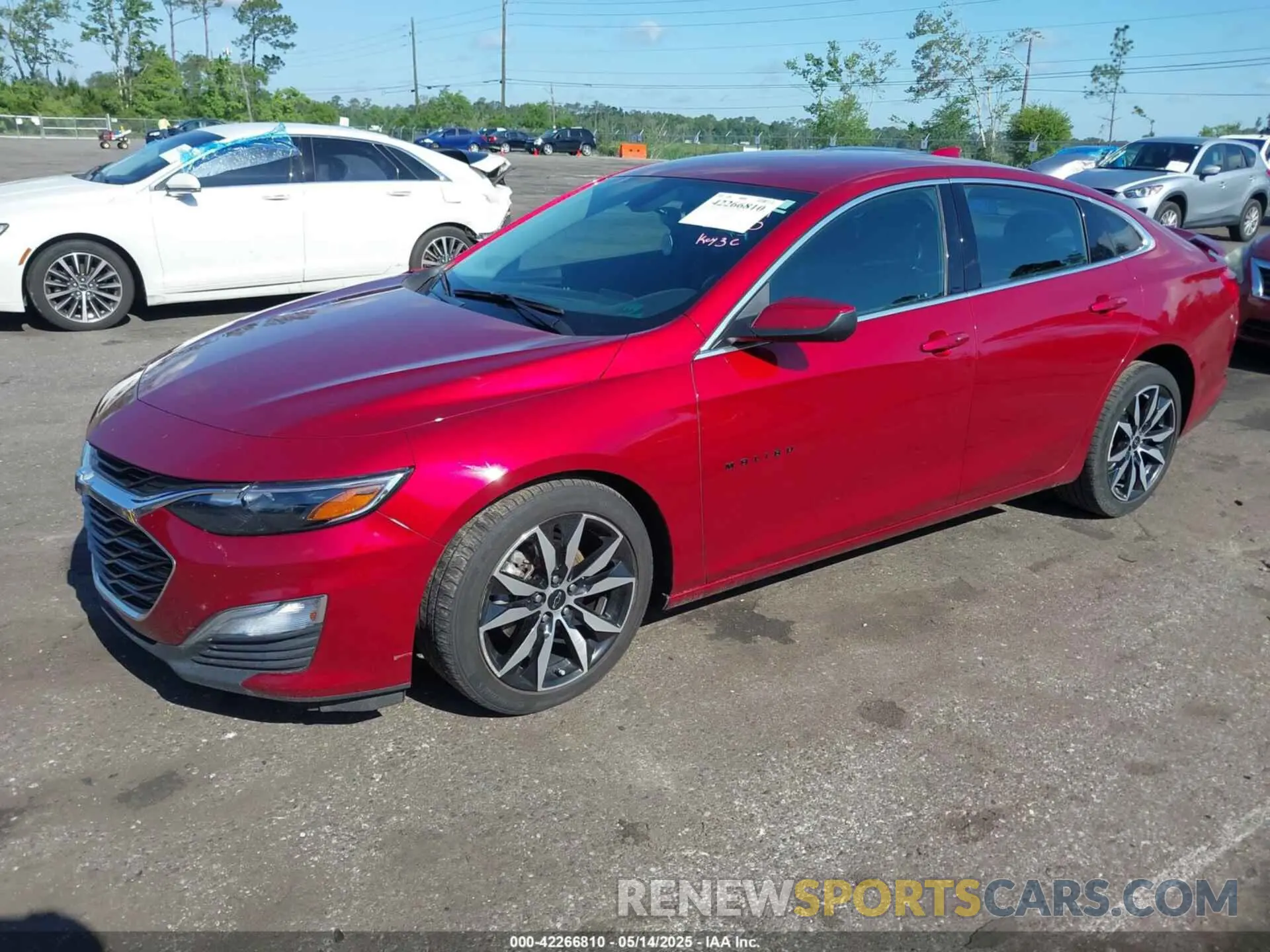 2 Photograph of a damaged car 1G1ZG5ST5NF154384 CHEVROLET MALIBU 2022