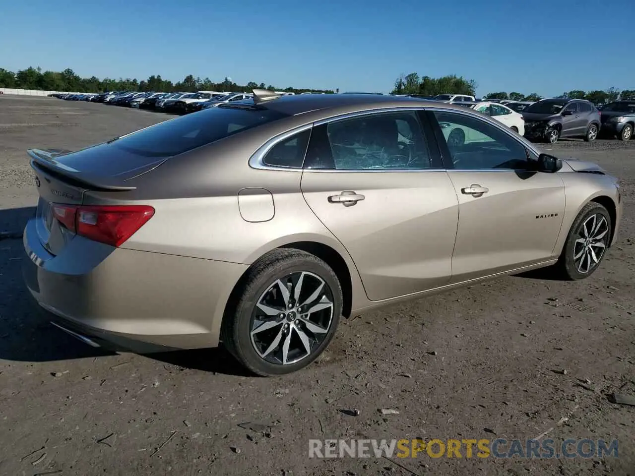3 Photograph of a damaged car 1G1ZG5ST5NF201199 CHEVROLET MALIBU 2022