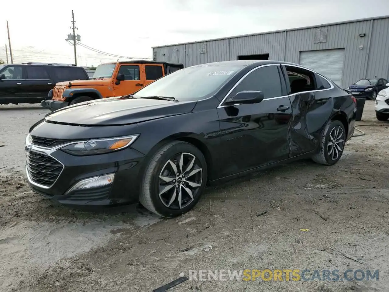 1 Photograph of a damaged car 1G1ZG5ST5NF210095 CHEVROLET MALIBU 2022