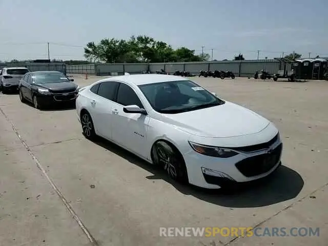 10 Photograph of a damaged car 1G1ZG5ST6NF117988 CHEVROLET MALIBU 2022