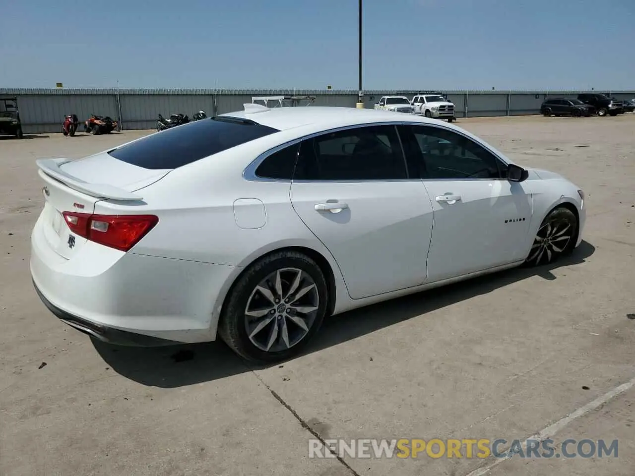 3 Photograph of a damaged car 1G1ZG5ST6NF117988 CHEVROLET MALIBU 2022