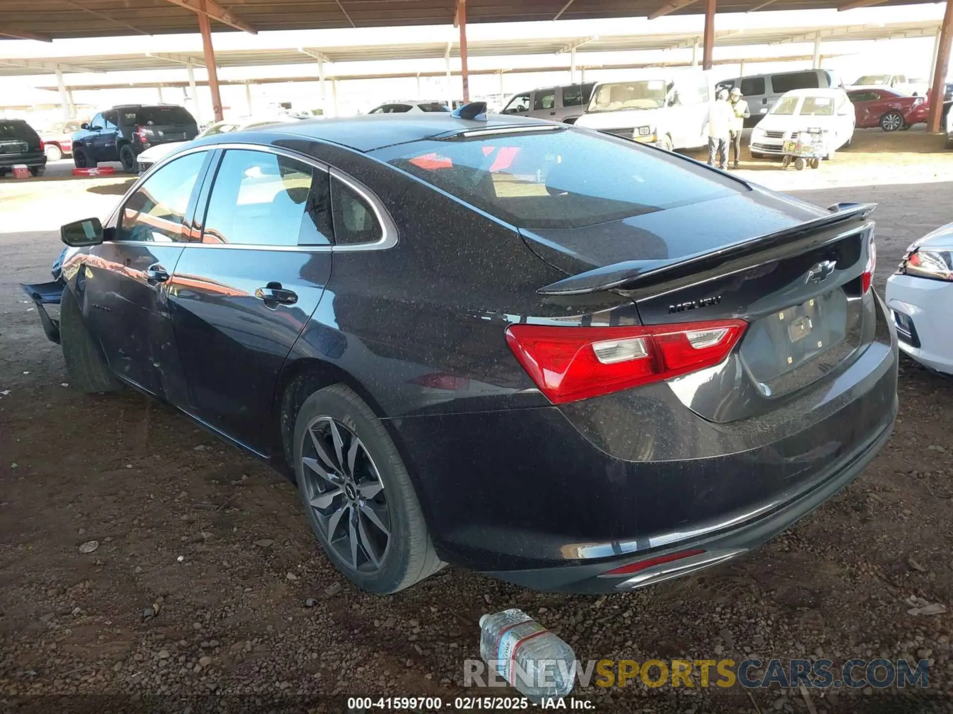 3 Photograph of a damaged car 1G1ZG5ST6NF204936 CHEVROLET MALIBU 2022