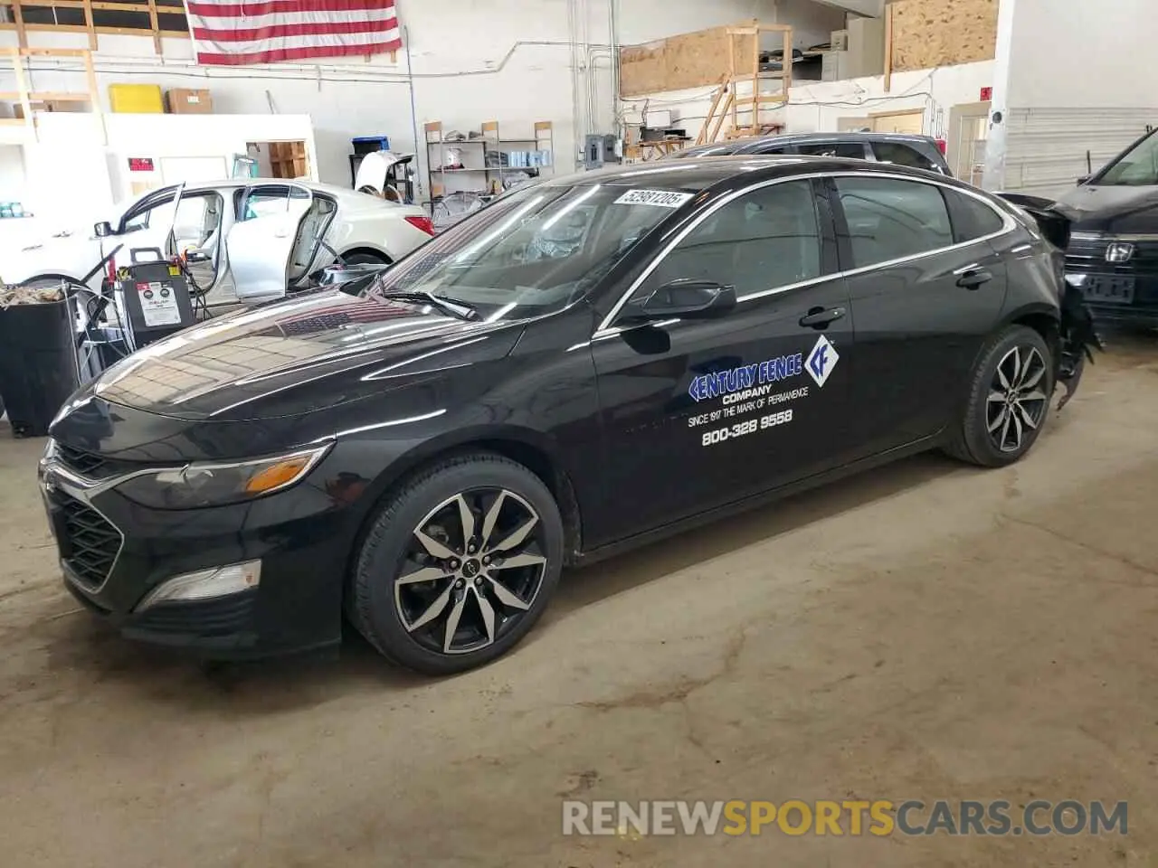 1 Photograph of a damaged car 1G1ZG5ST7NF102657 CHEVROLET MALIBU 2022