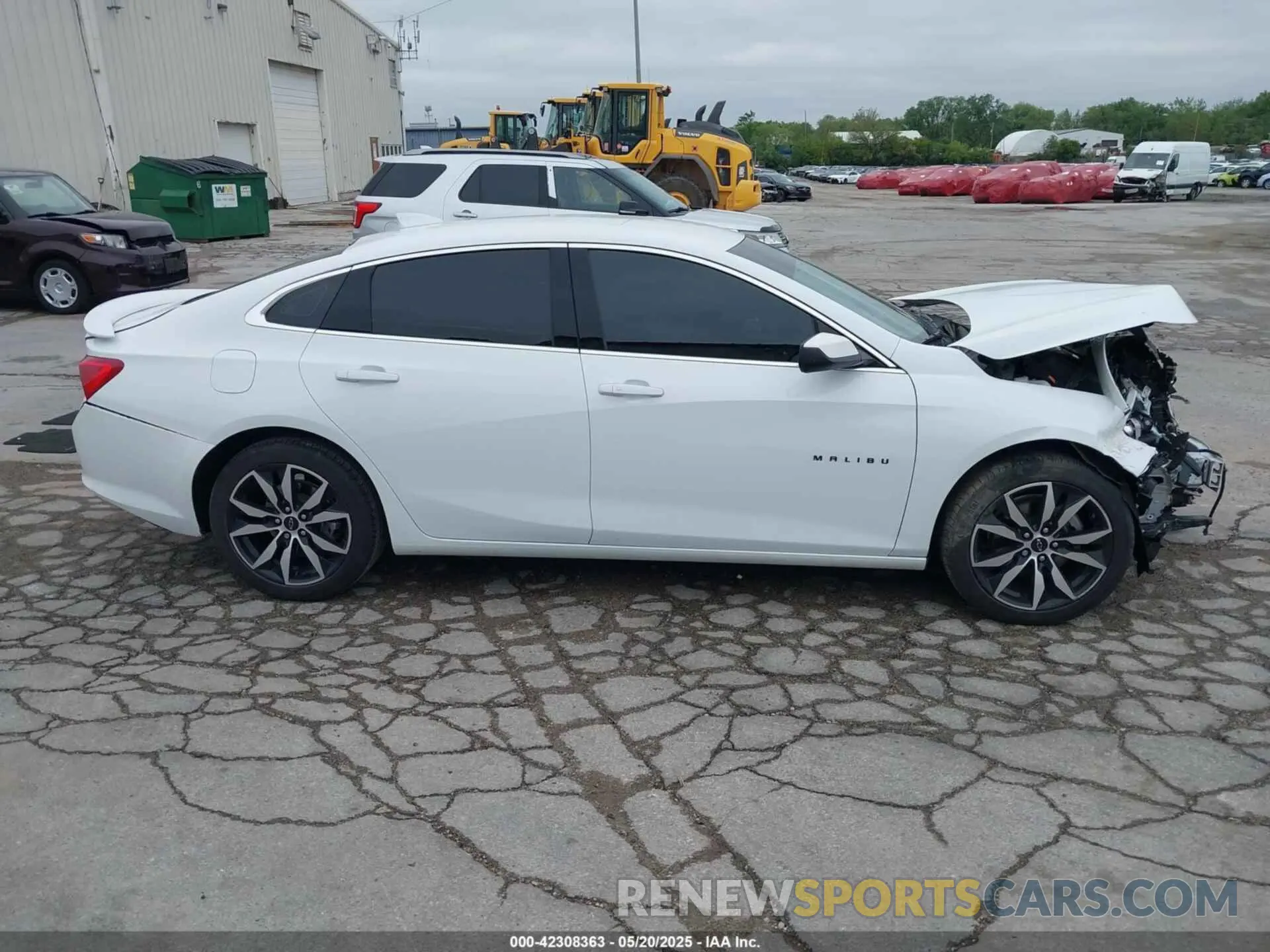 13 Photograph of a damaged car 1G1ZG5ST7NF168691 CHEVROLET MALIBU 2022