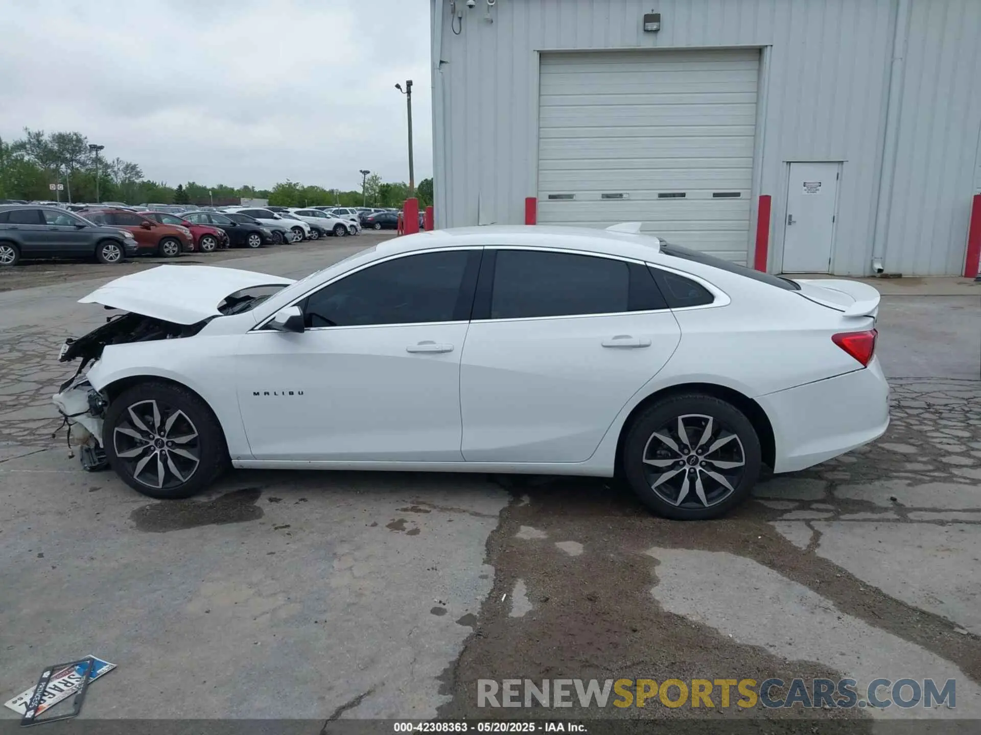 14 Photograph of a damaged car 1G1ZG5ST7NF168691 CHEVROLET MALIBU 2022