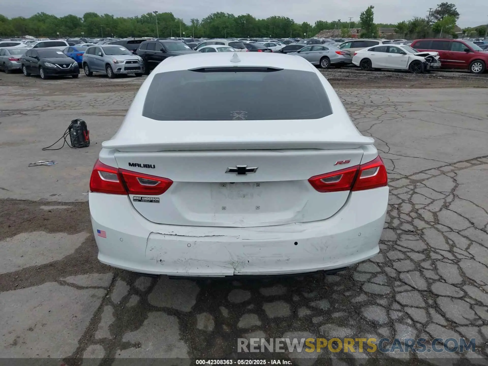 16 Photograph of a damaged car 1G1ZG5ST7NF168691 CHEVROLET MALIBU 2022