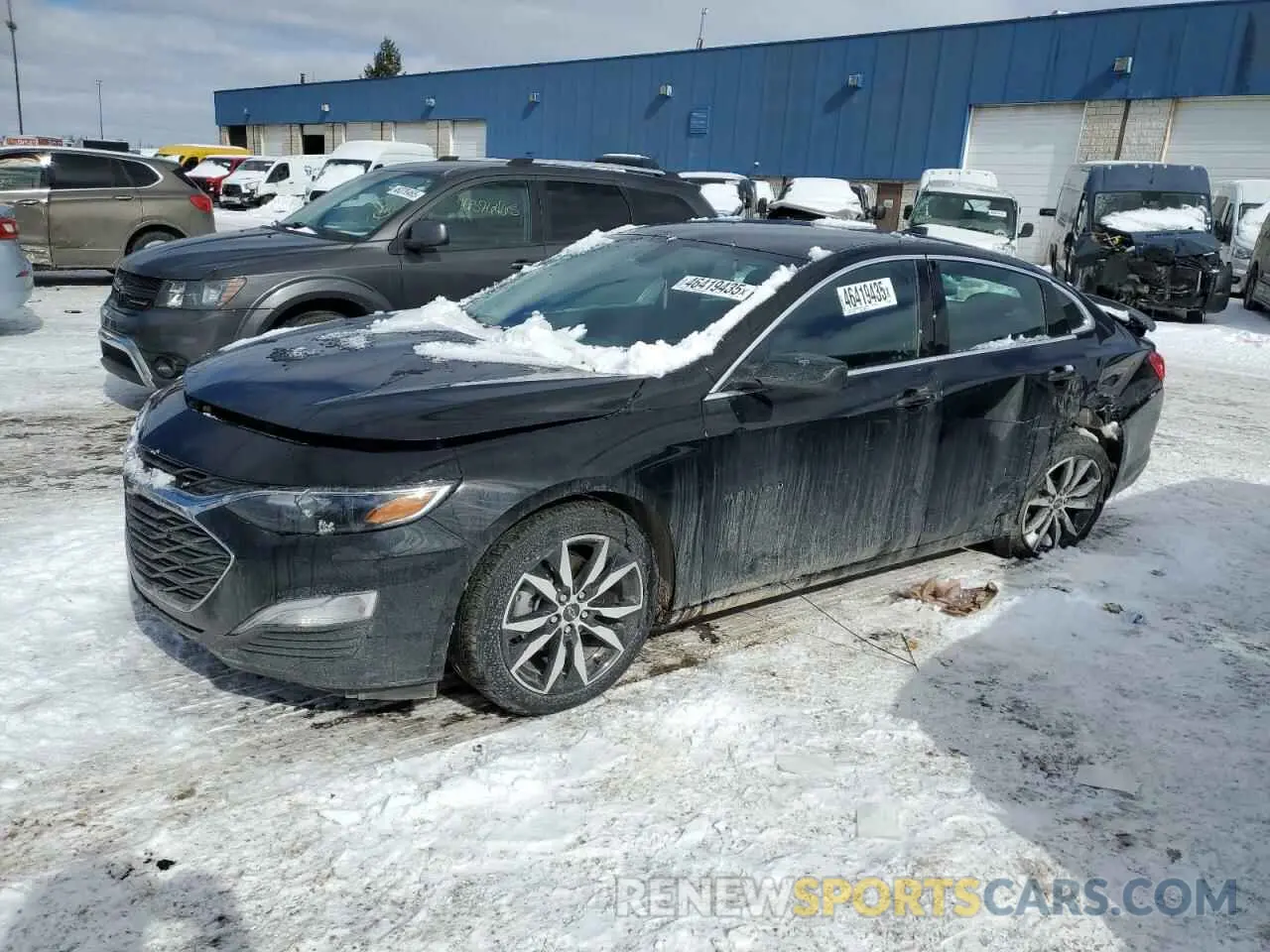 1 Photograph of a damaged car 1G1ZG5ST7NF198306 CHEVROLET MALIBU 2022