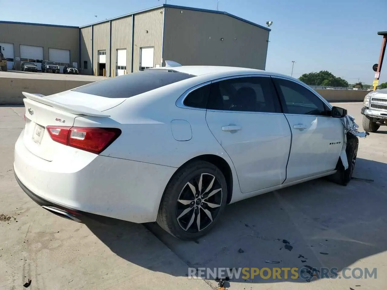 3 Photograph of a damaged car 1G1ZG5ST7NF214665 CHEVROLET MALIBU 2022