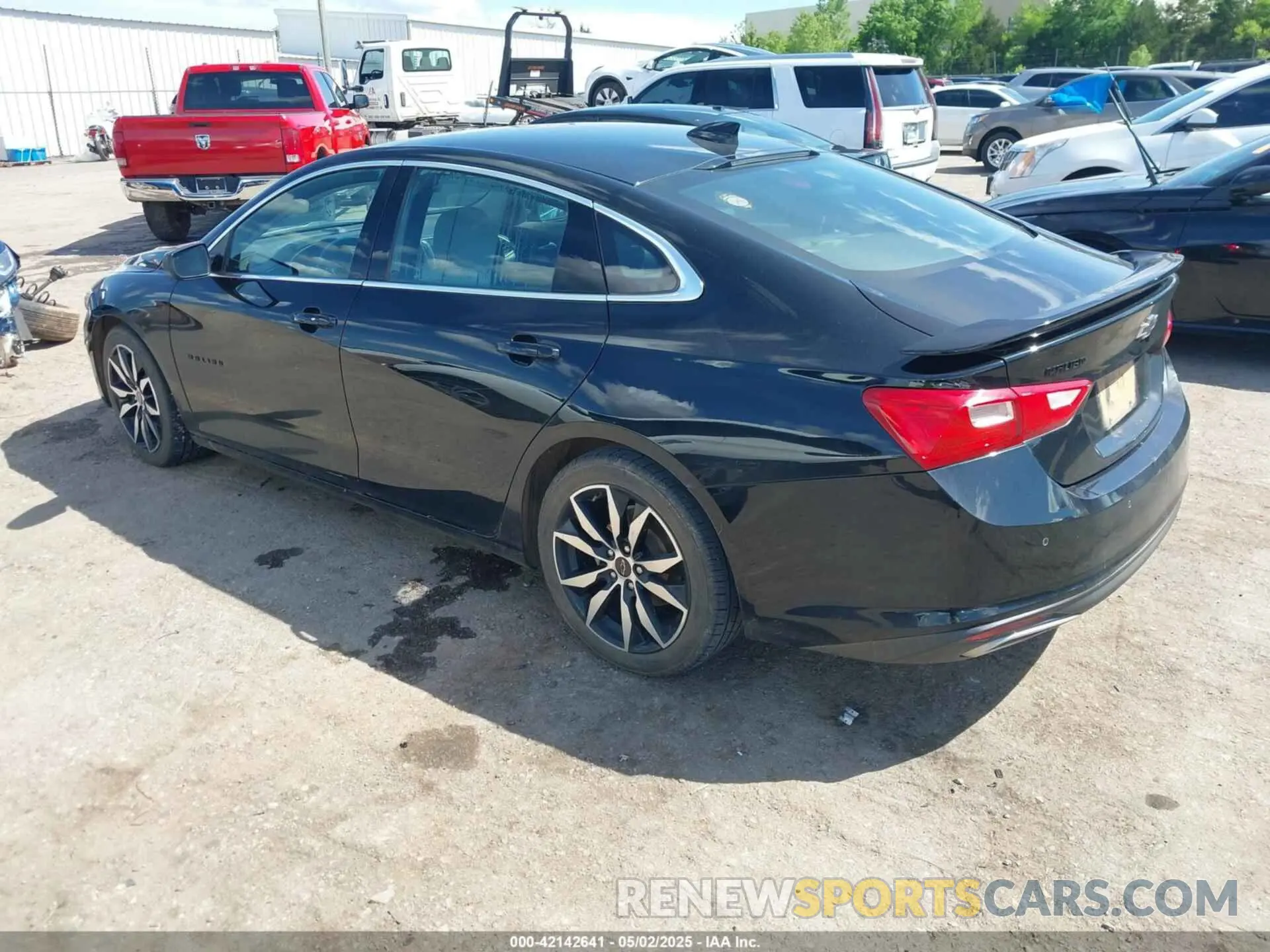 3 Photograph of a damaged car 1G1ZG5ST8NF103946 CHEVROLET MALIBU 2022