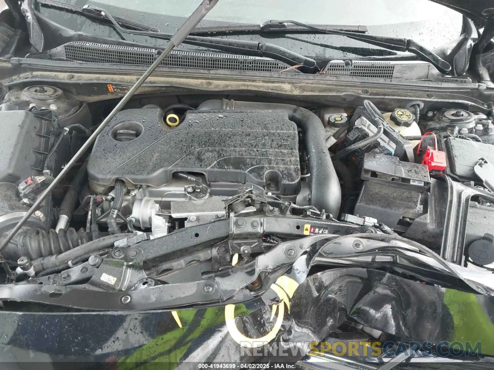 10 Photograph of a damaged car 1G1ZG5ST8NF112016 CHEVROLET MALIBU 2022