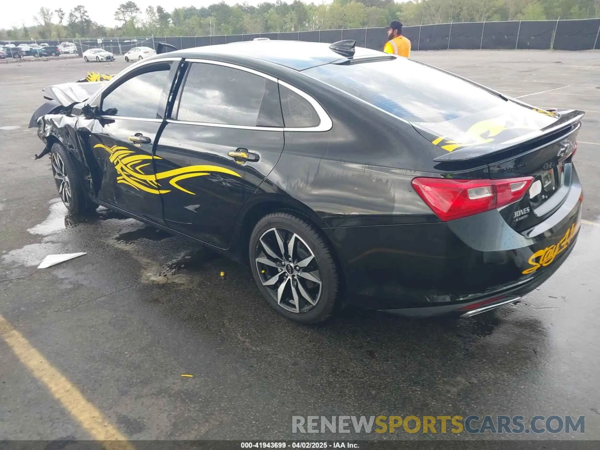 3 Photograph of a damaged car 1G1ZG5ST8NF112016 CHEVROLET MALIBU 2022