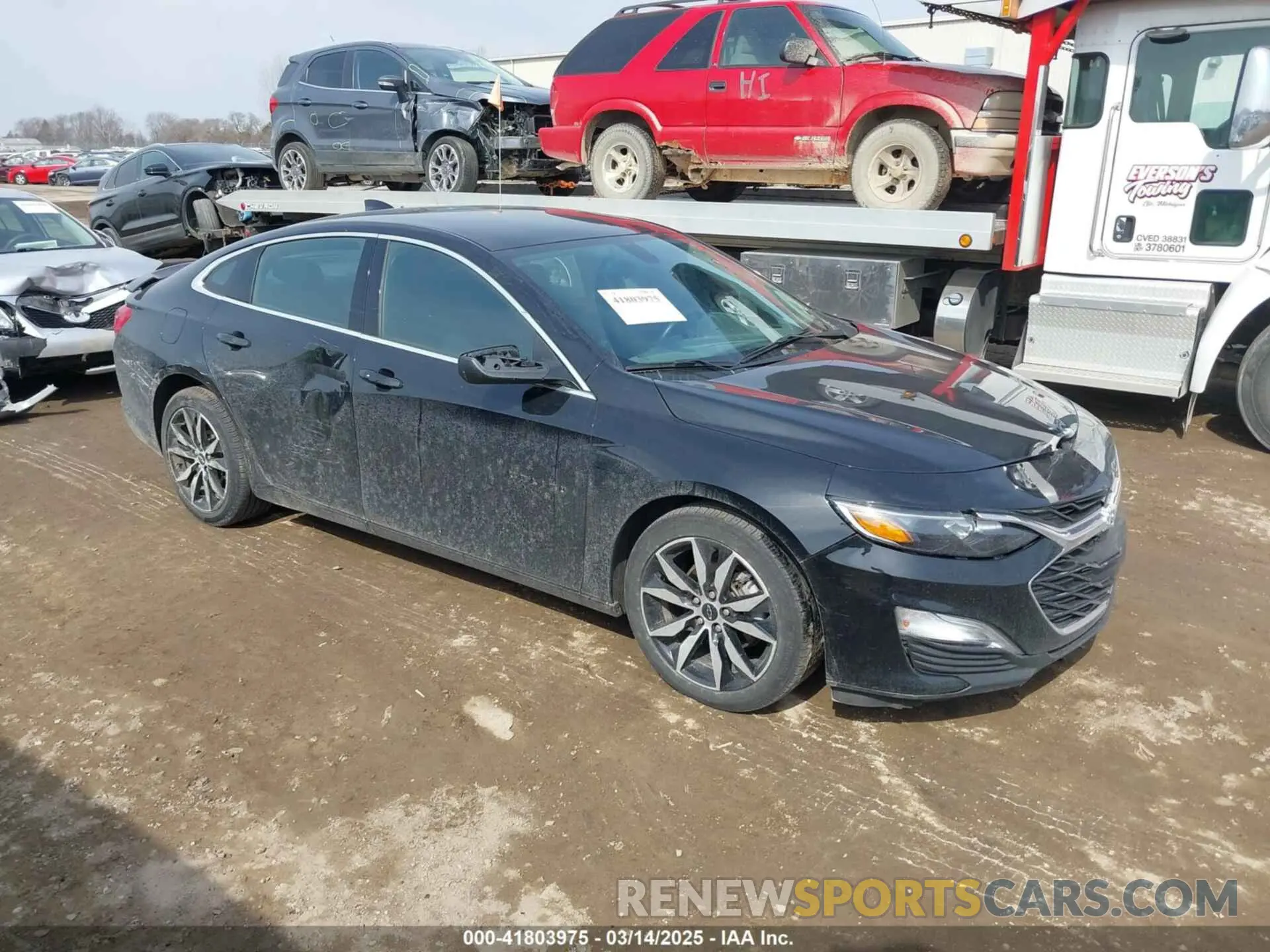 1 Photograph of a damaged car 1G1ZG5ST8NF192658 CHEVROLET MALIBU 2022