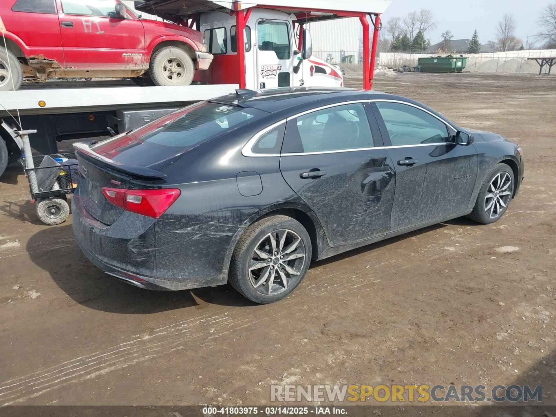 4 Photograph of a damaged car 1G1ZG5ST8NF192658 CHEVROLET MALIBU 2022
