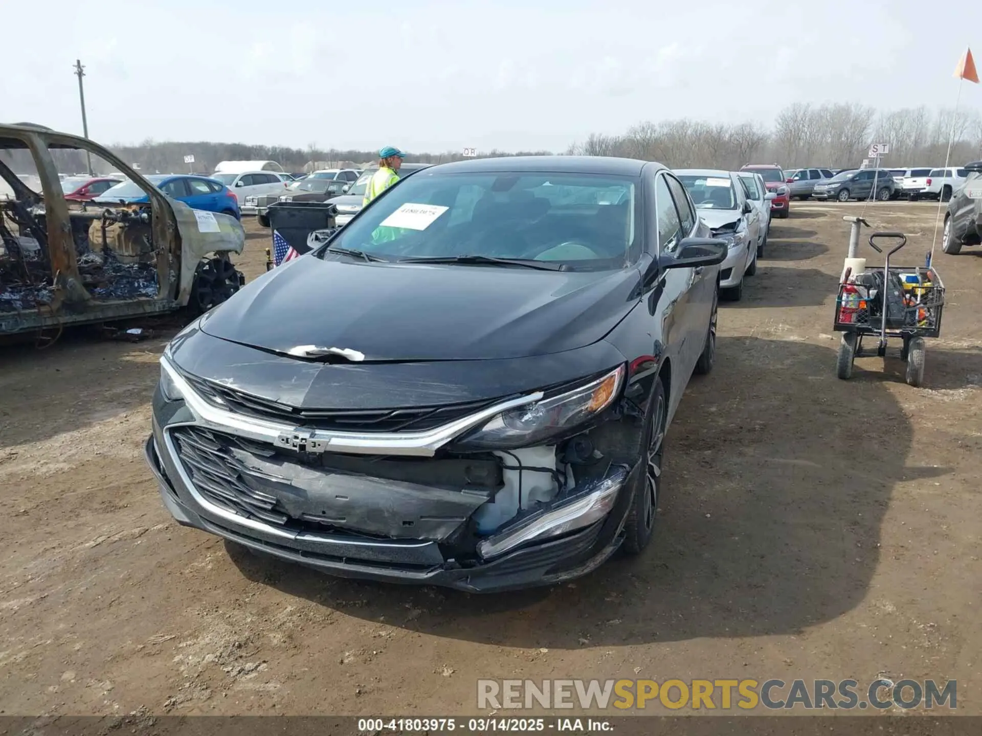 6 Photograph of a damaged car 1G1ZG5ST8NF192658 CHEVROLET MALIBU 2022
