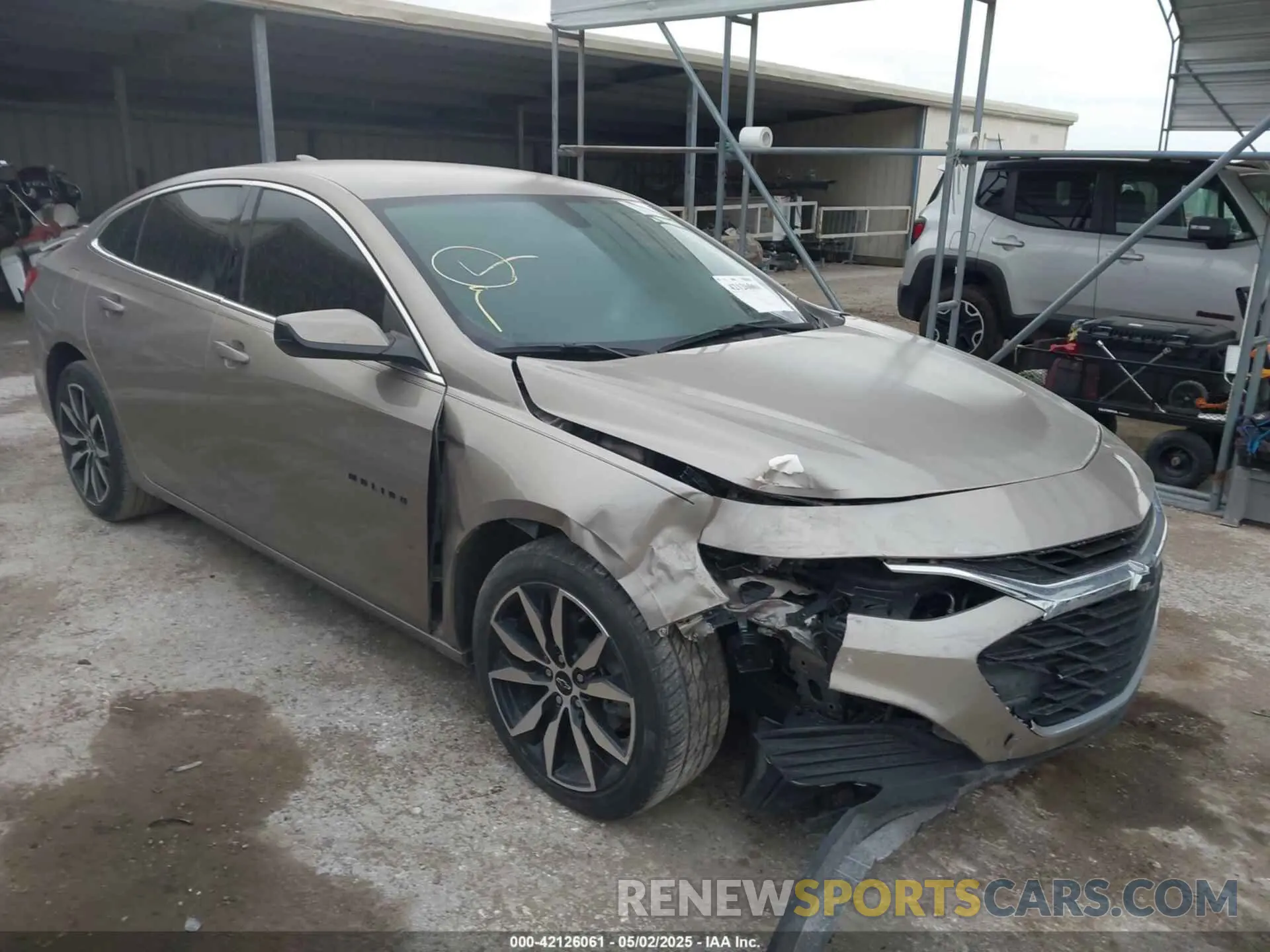 1 Photograph of a damaged car 1G1ZG5ST8NF196886 CHEVROLET MALIBU 2022