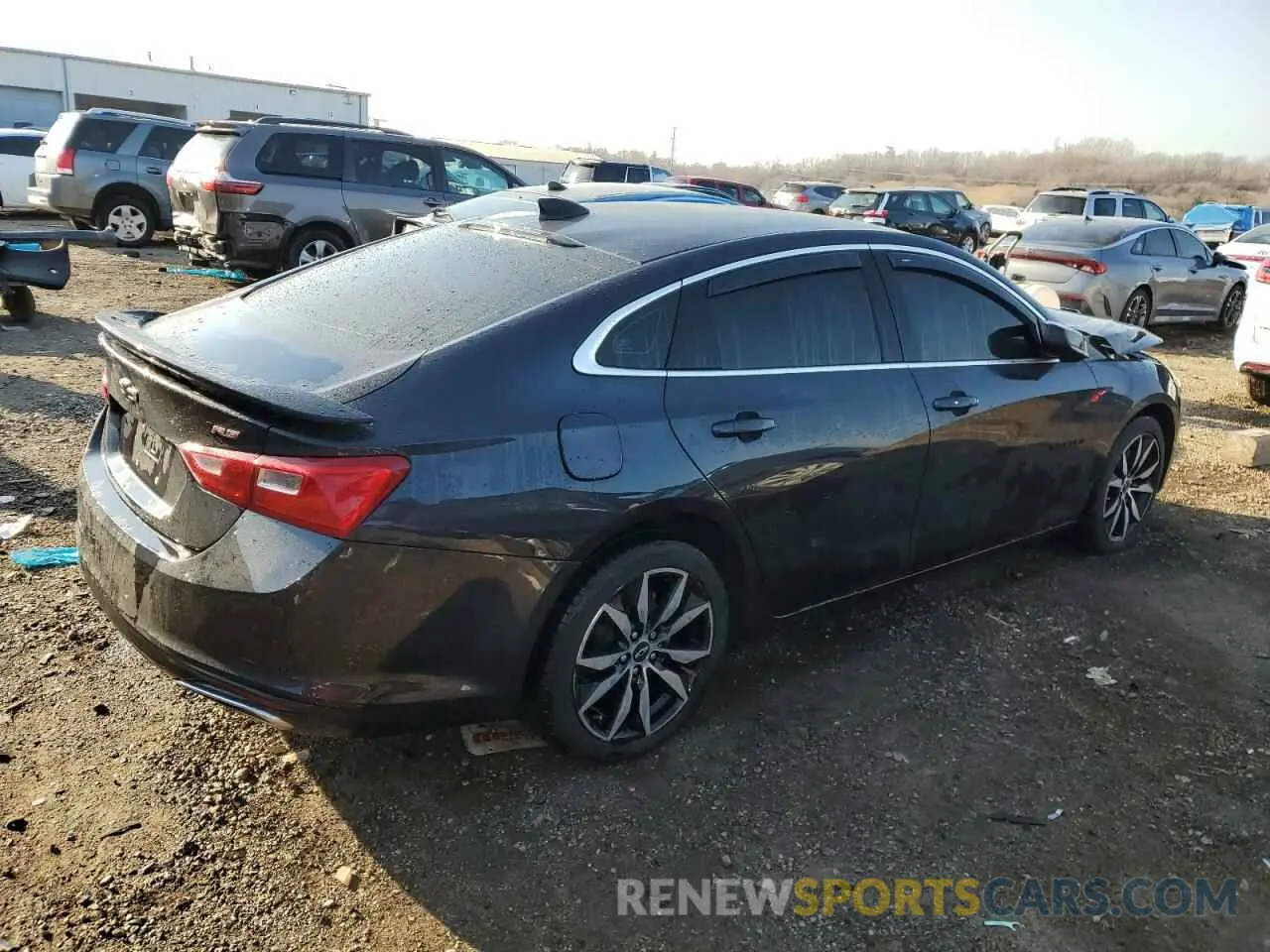 3 Photograph of a damaged car 1G1ZG5ST8NF202413 CHEVROLET MALIBU 2022