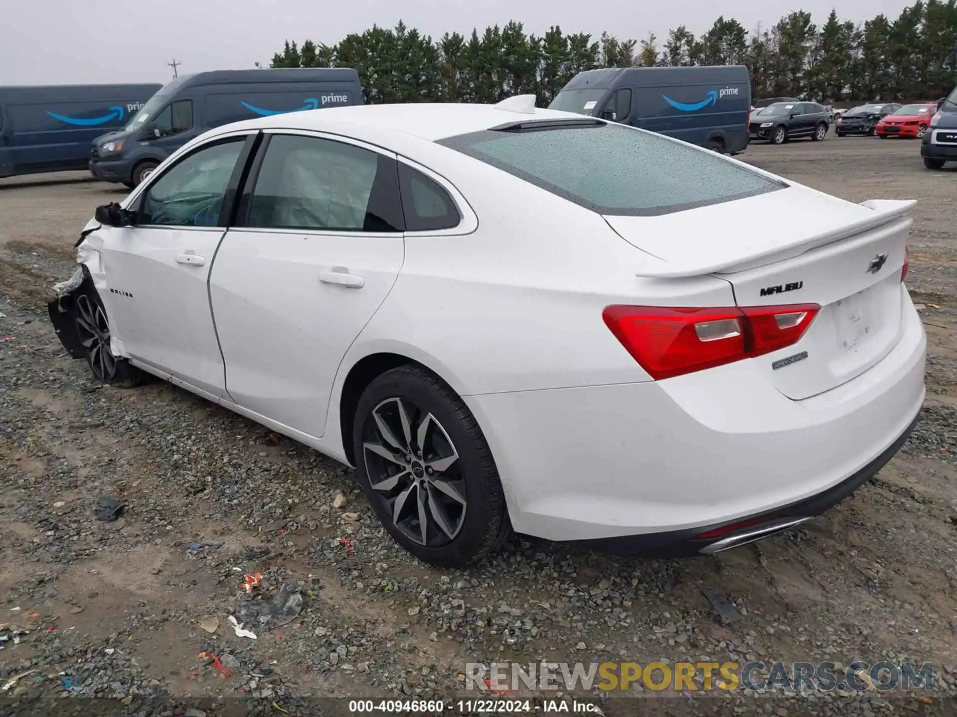 3 Photograph of a damaged car 1G1ZG5ST8NF212813 CHEVROLET MALIBU 2022