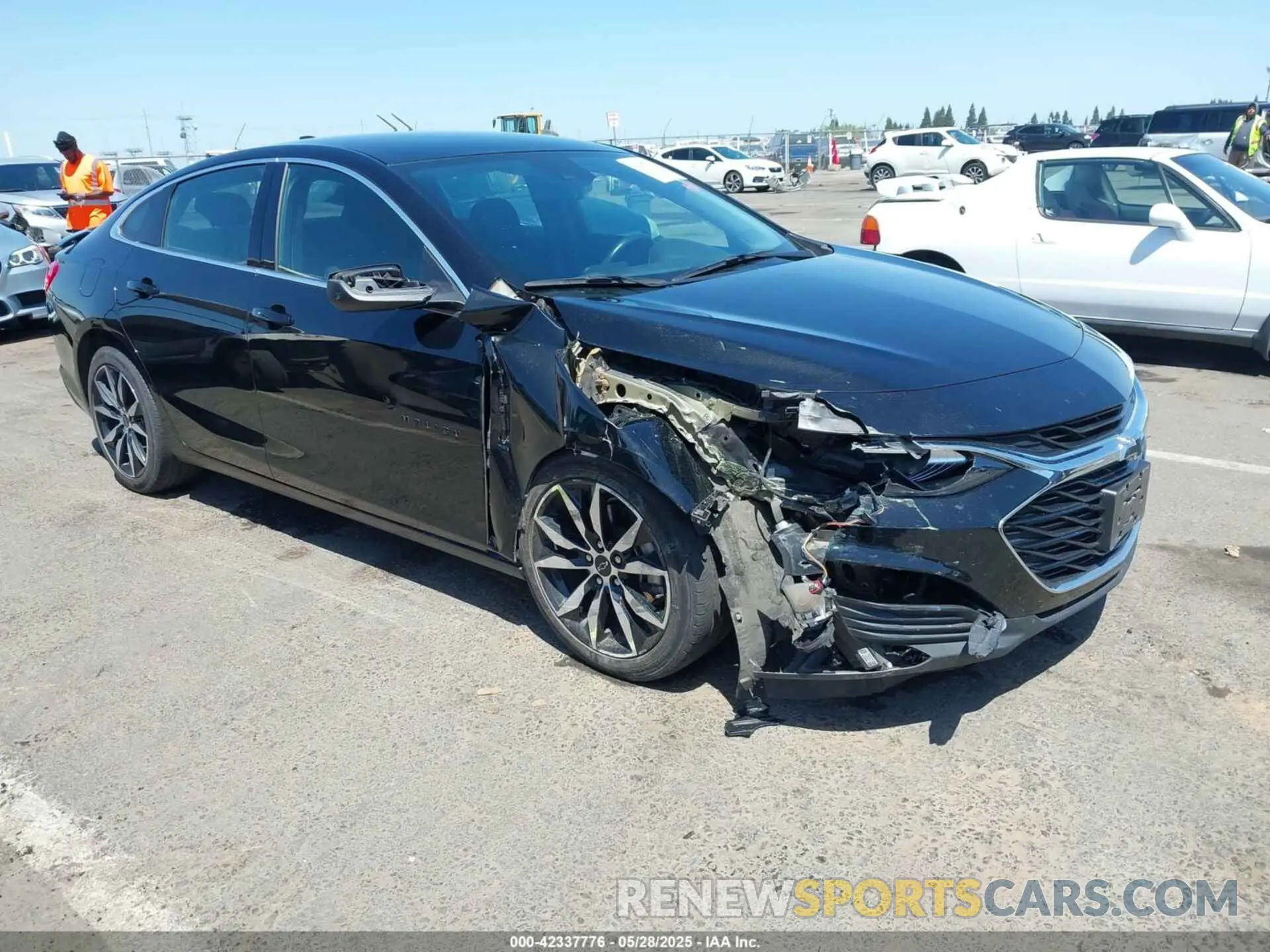 1 Photograph of a damaged car 1G1ZG5ST9NF102157 CHEVROLET MALIBU 2022