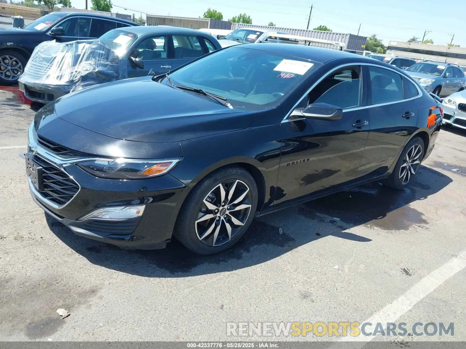 2 Photograph of a damaged car 1G1ZG5ST9NF102157 CHEVROLET MALIBU 2022