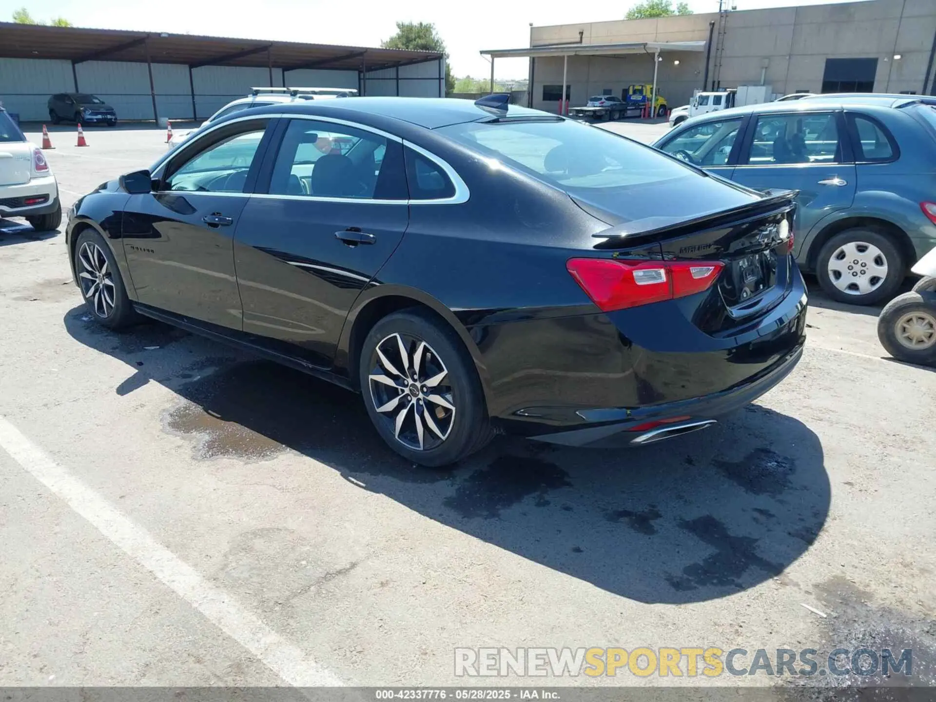 3 Photograph of a damaged car 1G1ZG5ST9NF102157 CHEVROLET MALIBU 2022