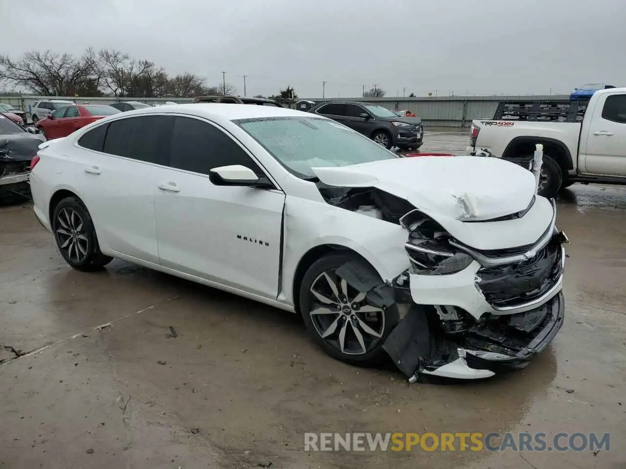 4 Photograph of a damaged car 1G1ZG5STXNF205832 CHEVROLET MALIBU 2022