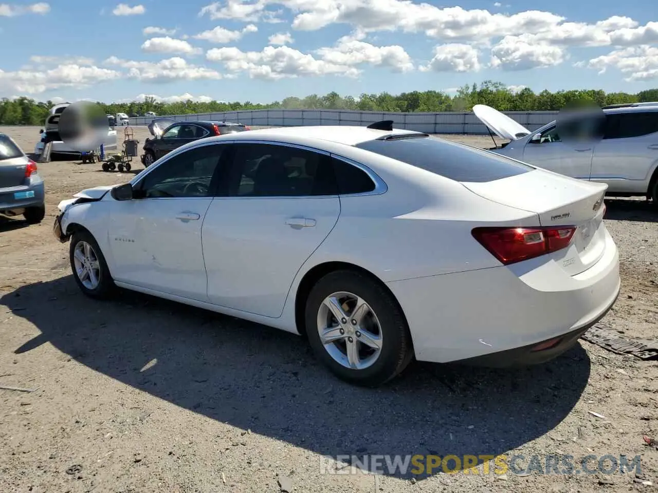 2 Photograph of a damaged car 1G1ZB5ST0PF120998 CHEVROLET MALIBU 2023