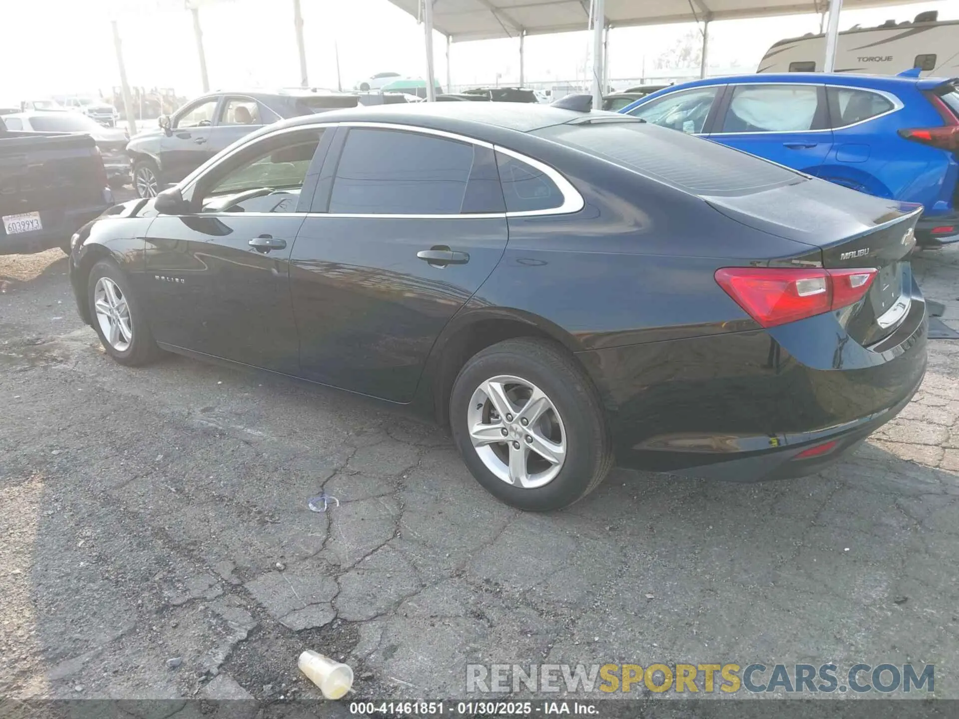3 Photograph of a damaged car 1G1ZB5ST0PF124615 CHEVROLET MALIBU 2023