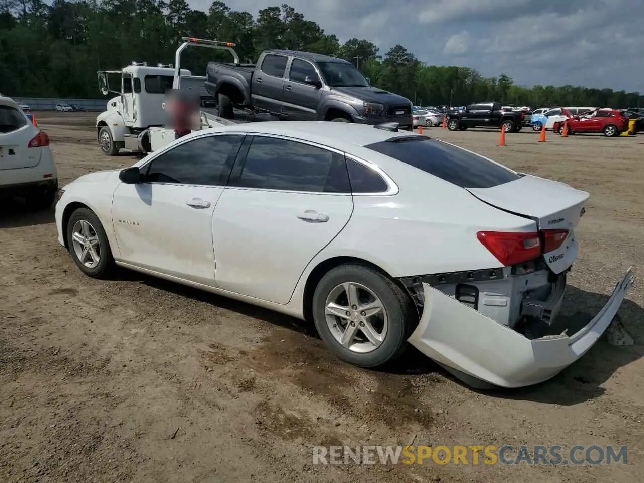 2 Photograph of a damaged car 1G1ZB5ST1PF253785 CHEVROLET MALIBU 2023