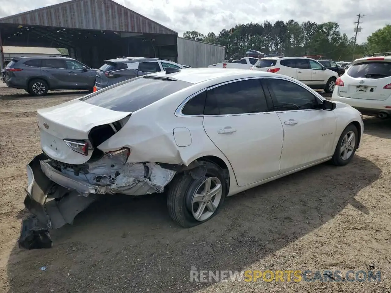 3 Photograph of a damaged car 1G1ZB5ST1PF253785 CHEVROLET MALIBU 2023
