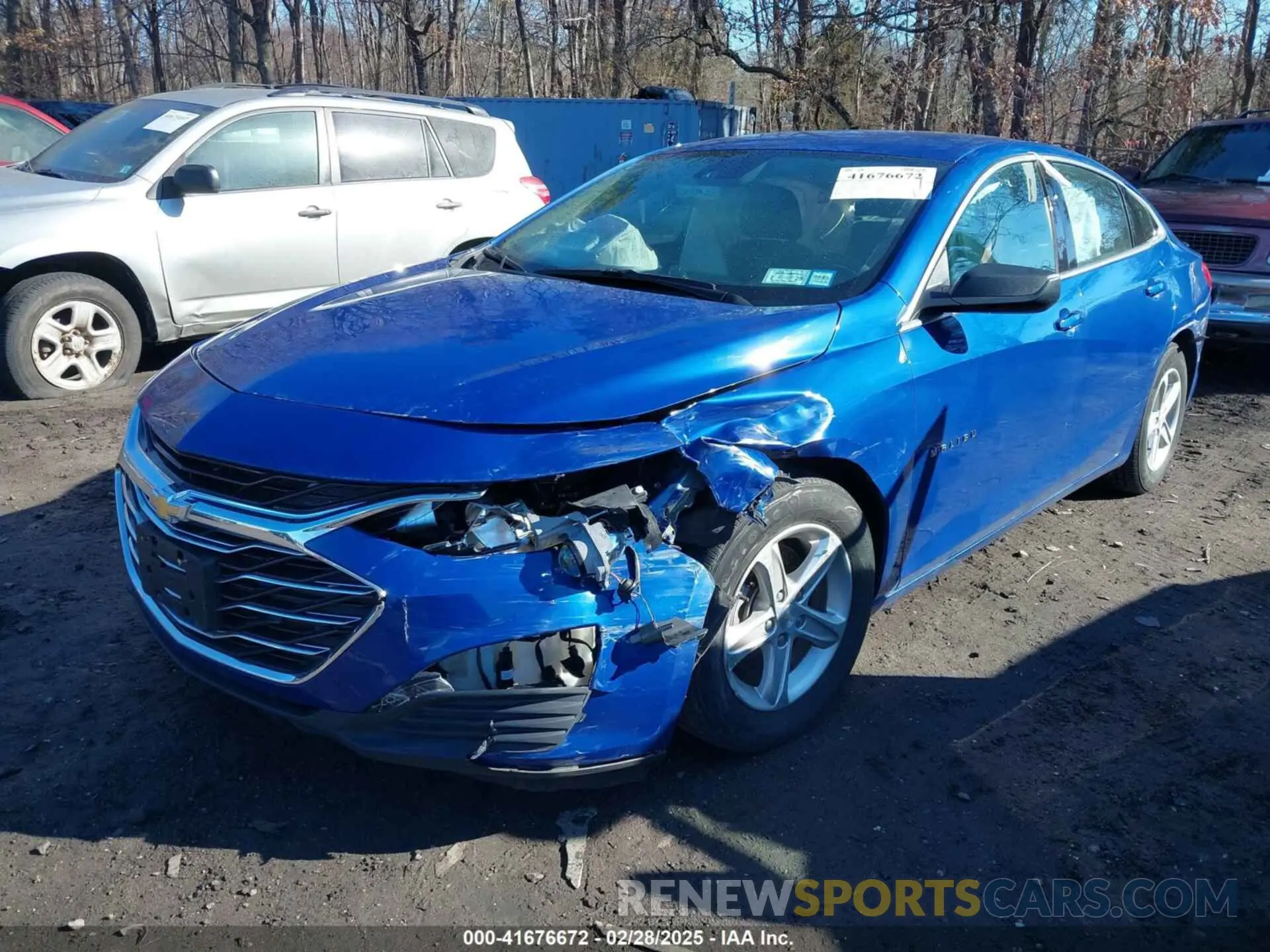 2 Photograph of a damaged car 1G1ZB5ST3PF172528 CHEVROLET MALIBU 2023